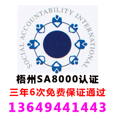 梧州SA8000社會(huì)責任管理(lǐ)認證